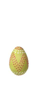 Image of a single hand painted easter egg