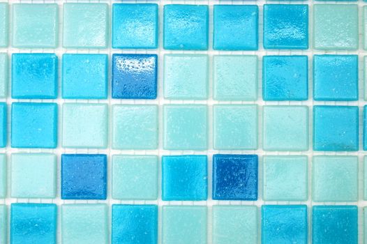 mosaic of tiles in the bathroom as a background