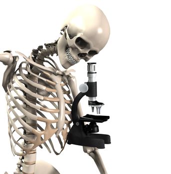 A conceptual image about medical research and study.