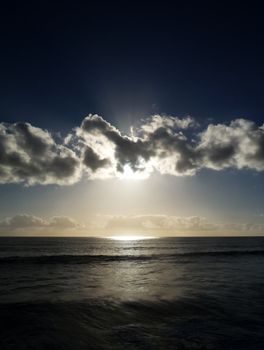The sunset as seen from Maspalomas beach.