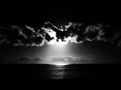 The sunset as seen from Maspalomas beach.