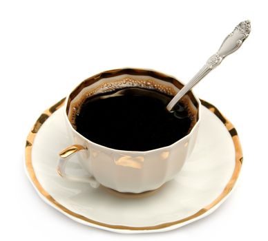 Cup of coffee on a plate, (look similar images in my portfolio)