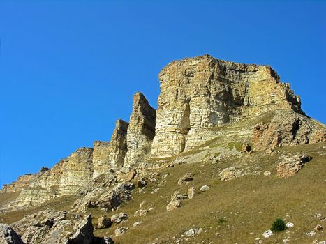 The mountain Small Bermamyt is in 3 kms to a southeast from top Big Bermamyt, Caucasus
          