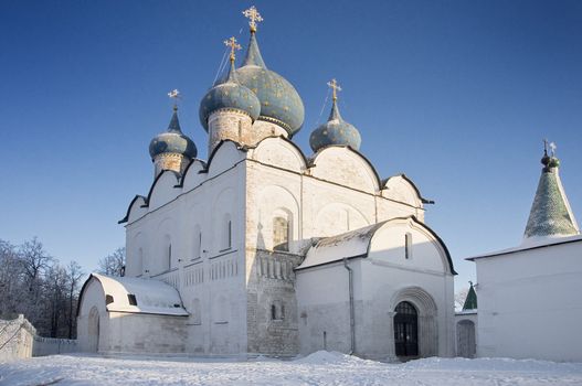 Old church and Cathedral of the Nativity in Suzdal The Kremlin is the heart of Suzdal and the oldest part of it