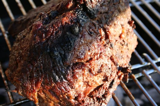 grilled BBQ steak