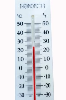 A Thermometer isolated in a white background