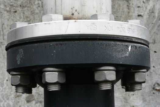 Piping Joint Flanges with boltings and gasket