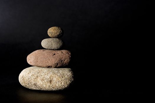 composition of some stones conceptual image