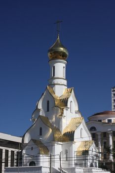 Church, dome, building, the city, gilt, a temple, architecture, Orthodoxy, Christianity