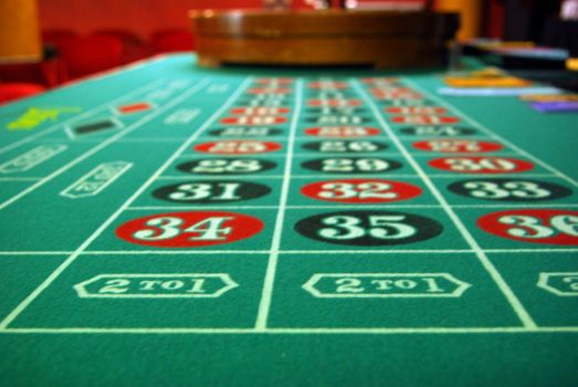 Roulette Wheel and Table