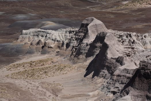 Buttes in Painted Desert, part of Petrified Forest National Park