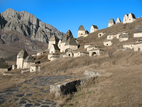 " City dead " in mountains of Northern Osetia, Northern Caucasus, Russia