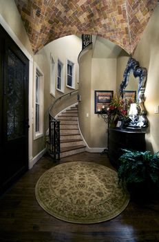 An image of an elegant home foyer