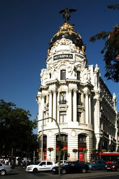 white building in spanish madrid