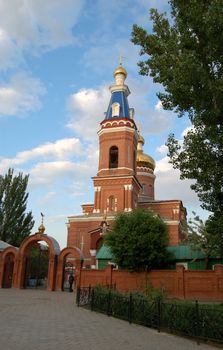 St.Trinity Russian Orthodox Church in Astrakhan, Russia