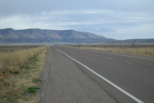 Desert portion of old road across Arizona