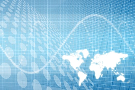 A Global Business Abstract Background Pattern Texture