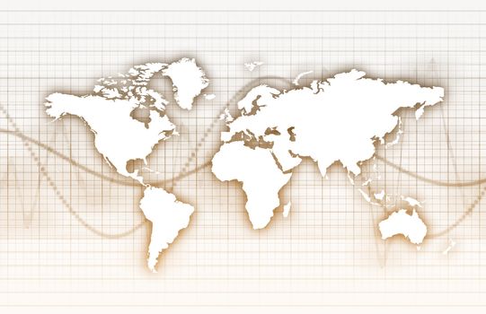 A Global Business Abstract Background Art Texture