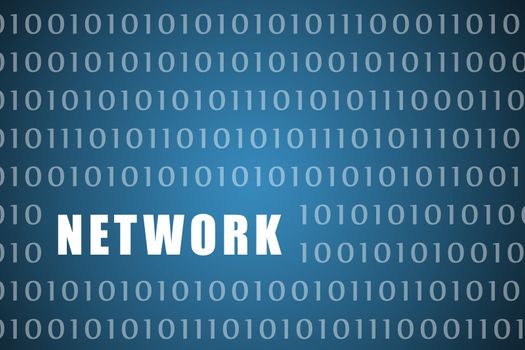 Network Tech Abstract on a Digital Background