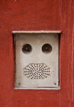 2 button intercom.  Venice, Italy