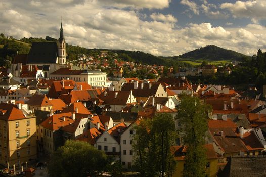 Czech Krumlov architecture