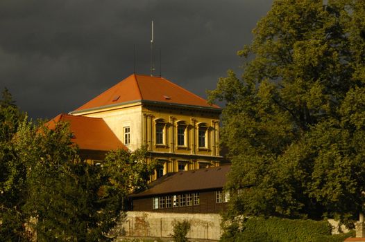 Old yellow house