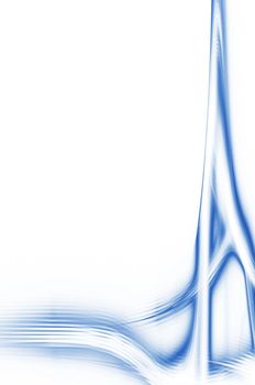 fractal business card with copyspace for text message