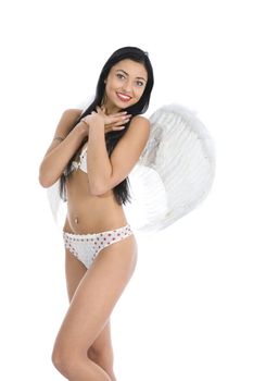 Sexual angel  on insulated background