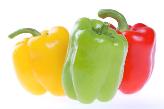 Vegetables, Bulgarian Pepper, Green, Yellow, Red, Summer