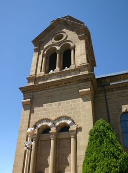 Historic cathedral in Santa Fe, New Mexico is one of the oldest in the Americas