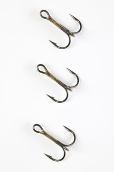 Fishing hooks with clipping paths 