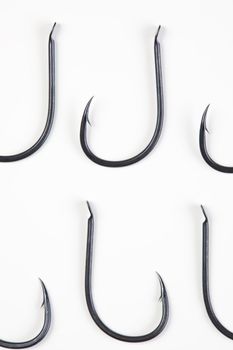 Fishing hooks with clipping paths 