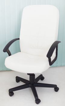 The big white office leather armchair for the chief