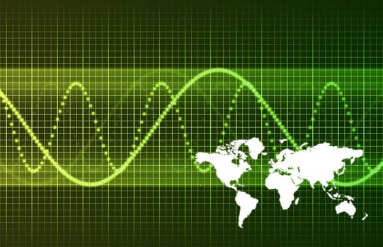 A Green Business Abstract Background Pattern Texture