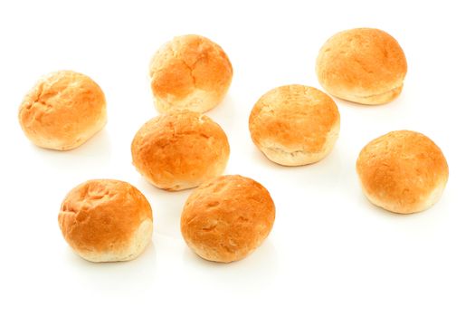 Sweet buns, isolated