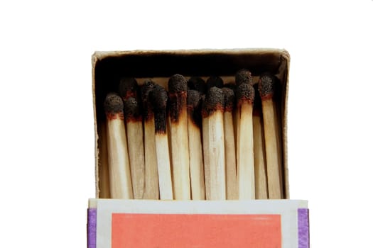 box of burned matches 