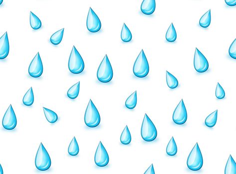 Seamles background of water drops