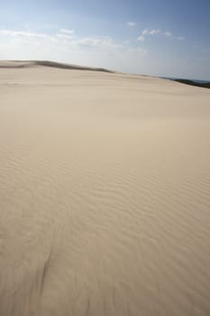 waves of sand - formed by wind and water