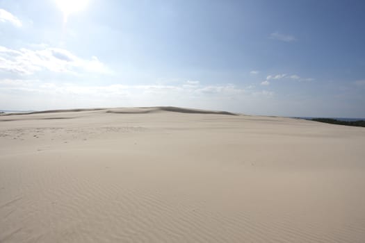 waves of sand - formed by wind and water