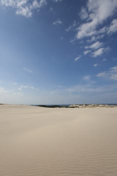 waves of sand - formed by wind and water