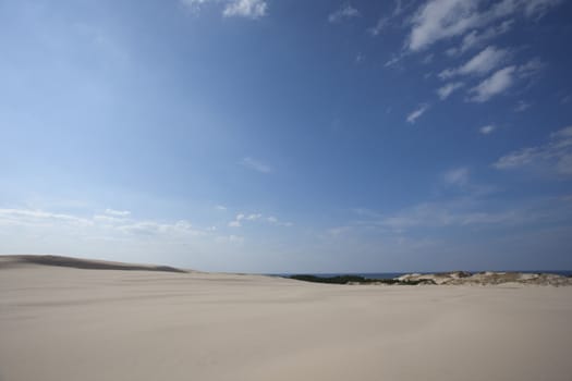 waves of sand - formed by wind and water