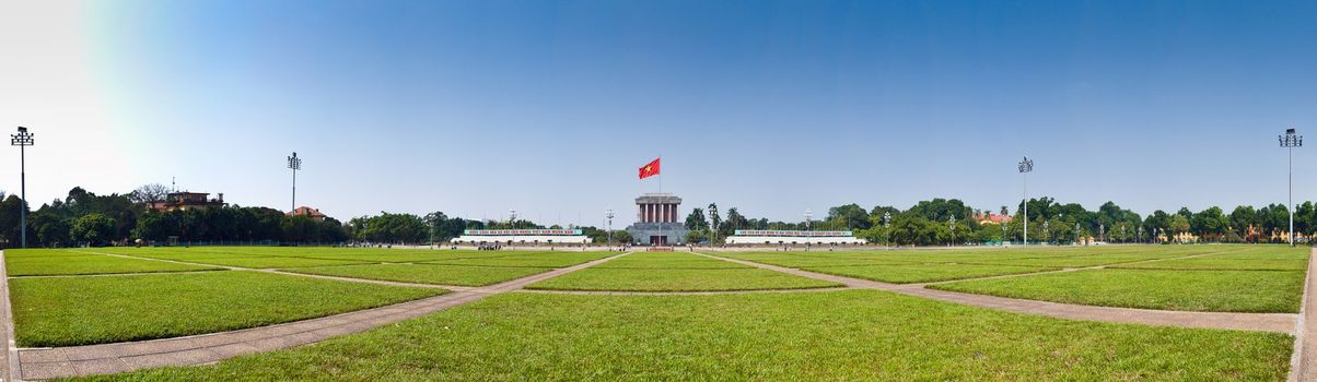 Memorial to the Vietnamese leader in Hanoi.