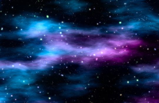 Star Field Galaxy as a Outer Space Background