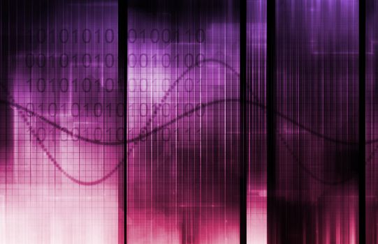 Internet World Wide Web Abstract Tech Background