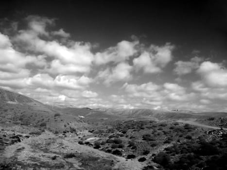A mountain top view in Puerto Rico in Gran Canaria.