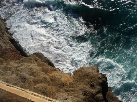 View from cliffs in Gran Canaria.