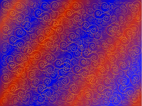 vector decoration background with red and blue stripes