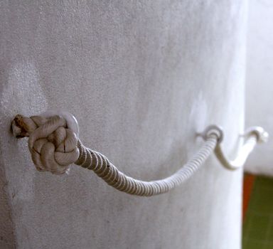  a security rope for the stairs
