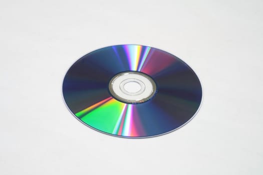 DVD disk isolated on white background
