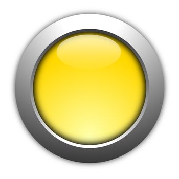 blank illustration of a button with copyspace